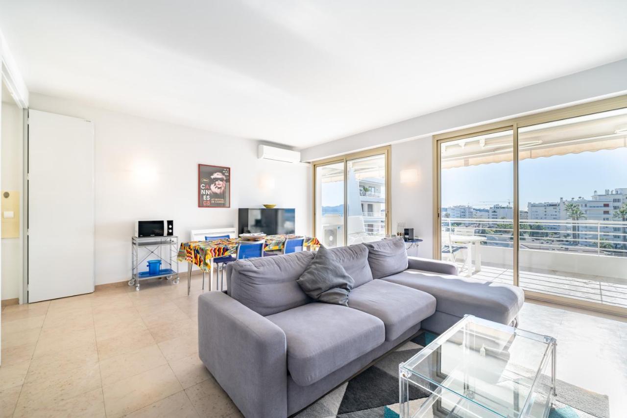 Palm Beach- Free Wifi- Parking- Sea View Cannes Extérieur photo